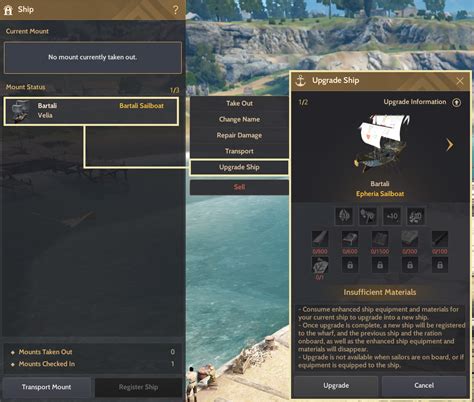 boats bdo|[Adventurer's Guide] Ship Upgrading .